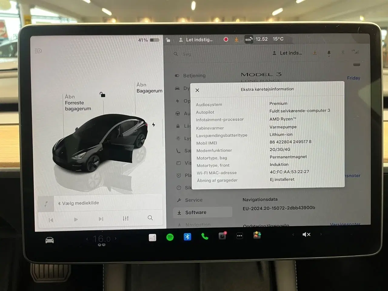 Billede 15 - Tesla Model 3  Long Range AWD