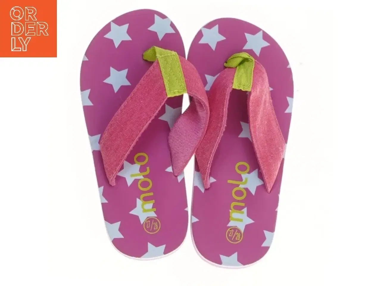 Billede 2 - Børnesandaler med stjernemønster fra Molo (str. 27-28 )