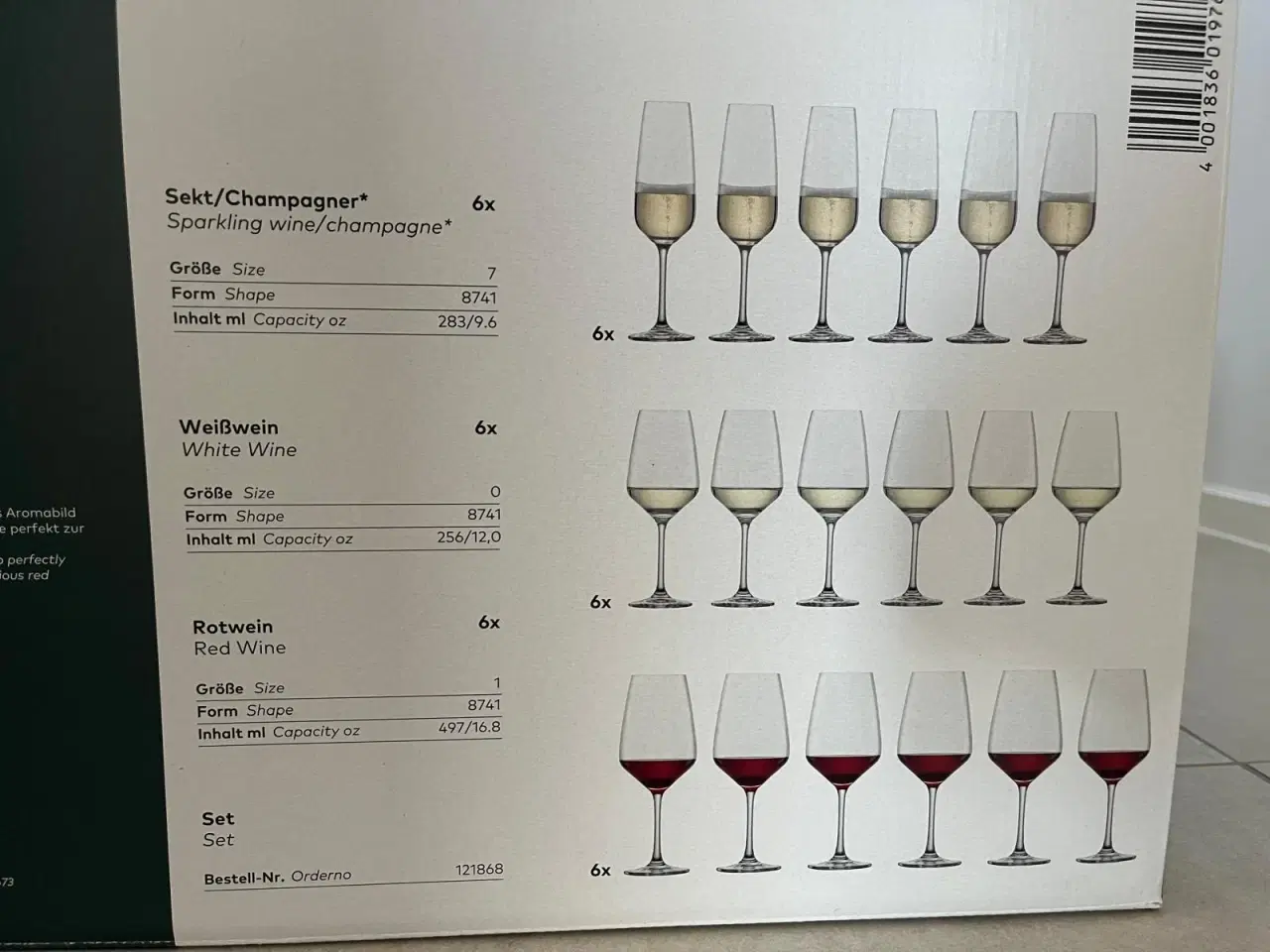 Billede 1 - 18 Stk. helt ny glas