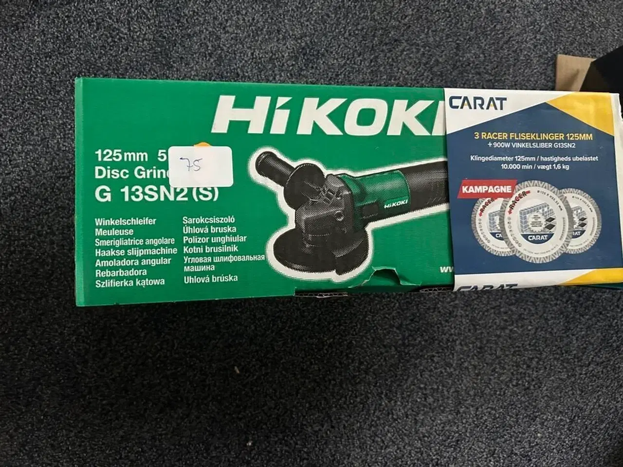 Billede 1 - HIKOKI Vinkelsliber inkl 3 fliseklinger