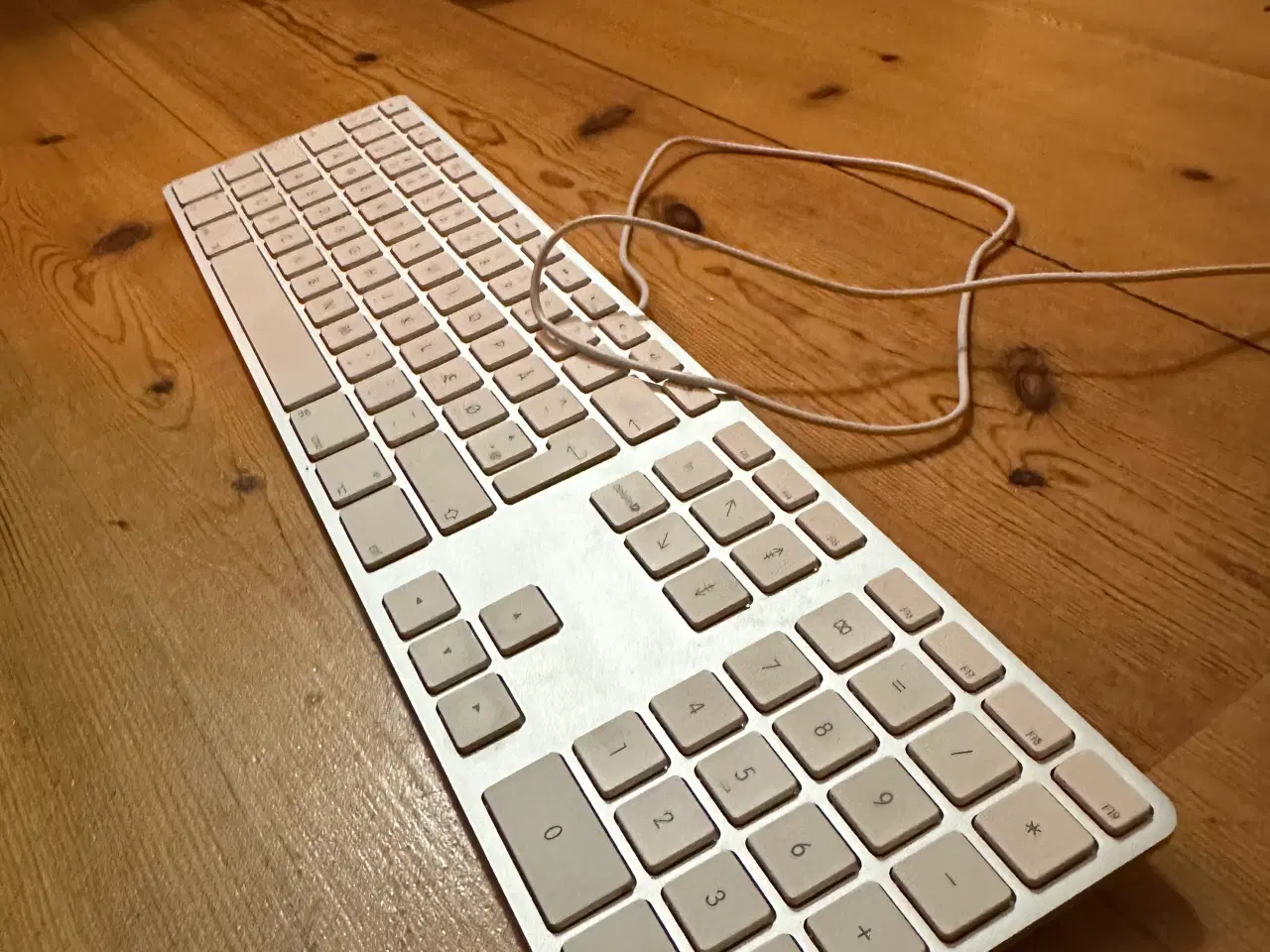 Billede 2 - Originalt Apple aluminum full tastatur / keyboard 
