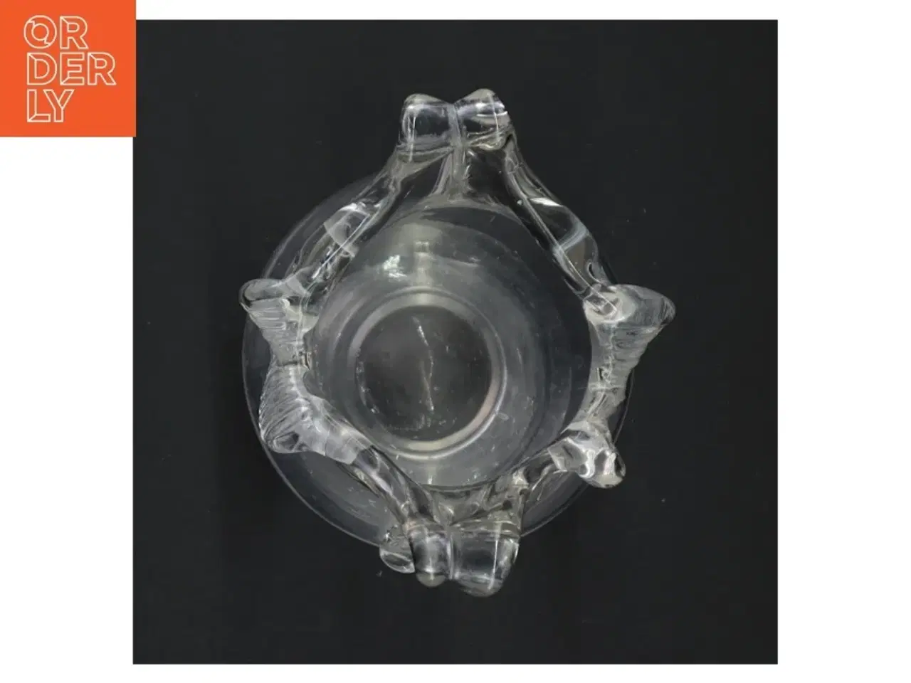 Billede 2 - Krystal Glas mundblæst henkel vase (str. 16 x 12 x 10 cm)