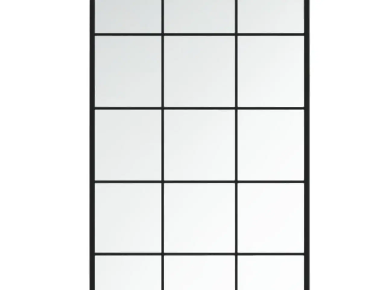 Billede 2 - Vægspejl 100x60 cm metal sort