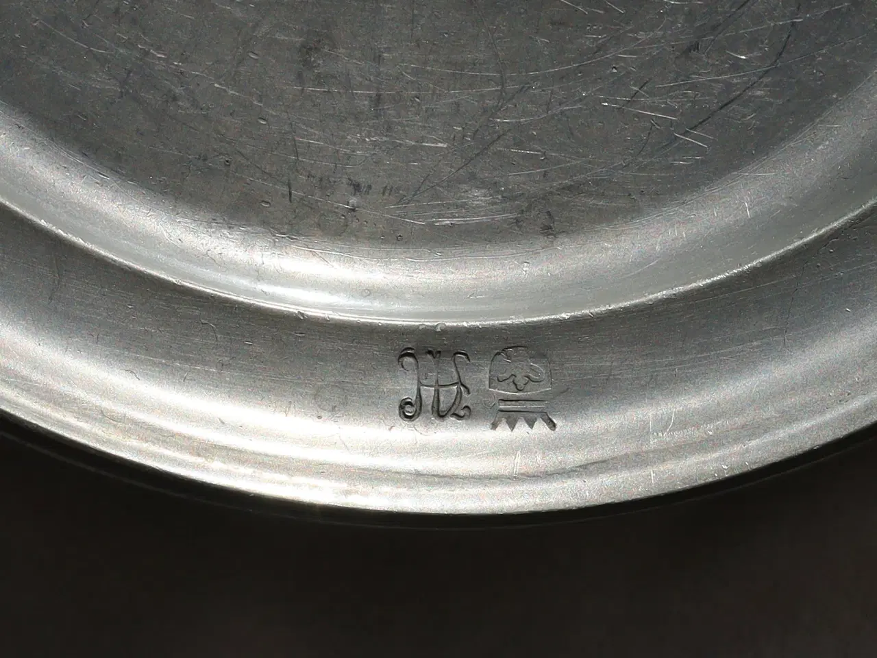 Billede 2 - Tin tallerken / fad