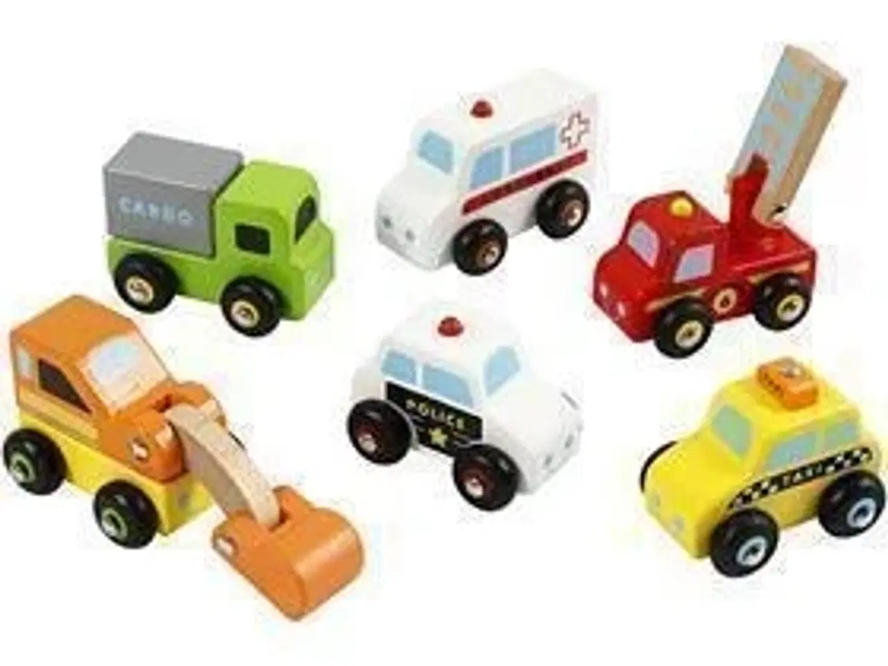 Billede 1 - VIGA Minibiler, str. 7-9 cm, 6dele/ 1 pk.