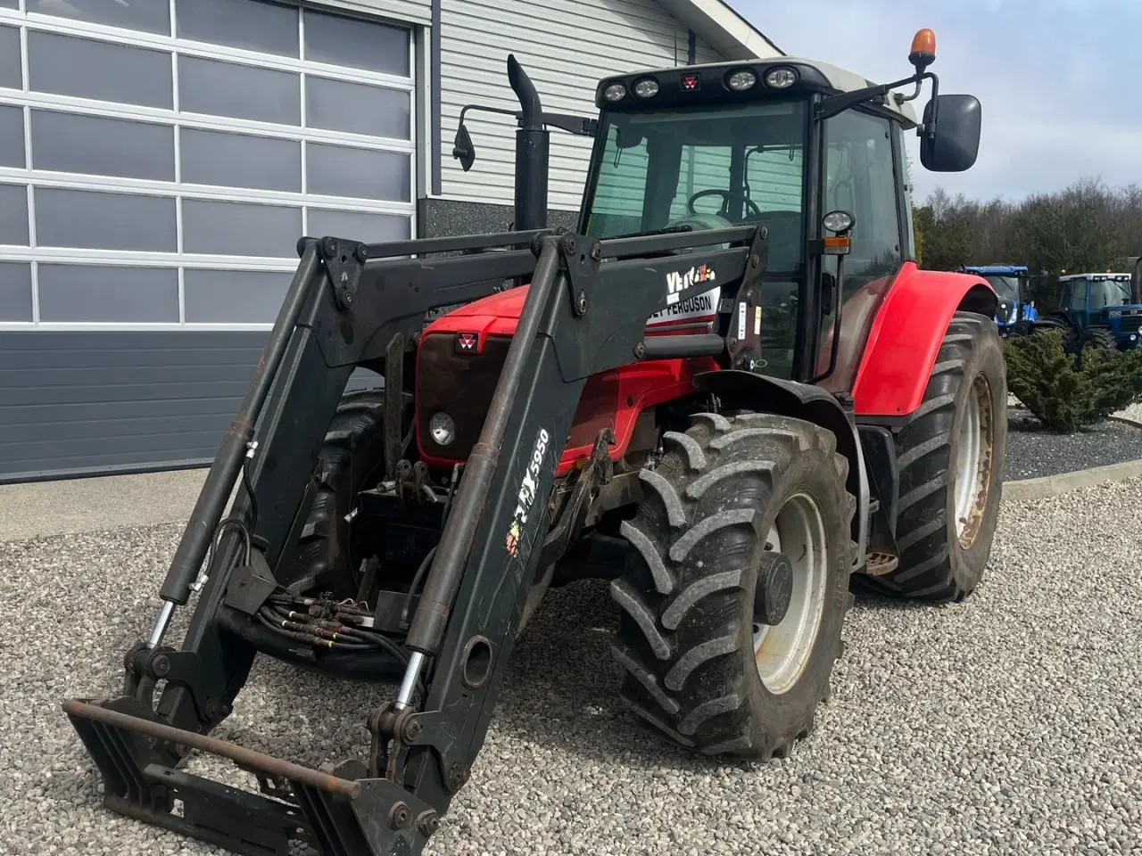 Billede 10 - Massey Ferguson 6480 Dyna 4 Med frontlift og frontlæsser