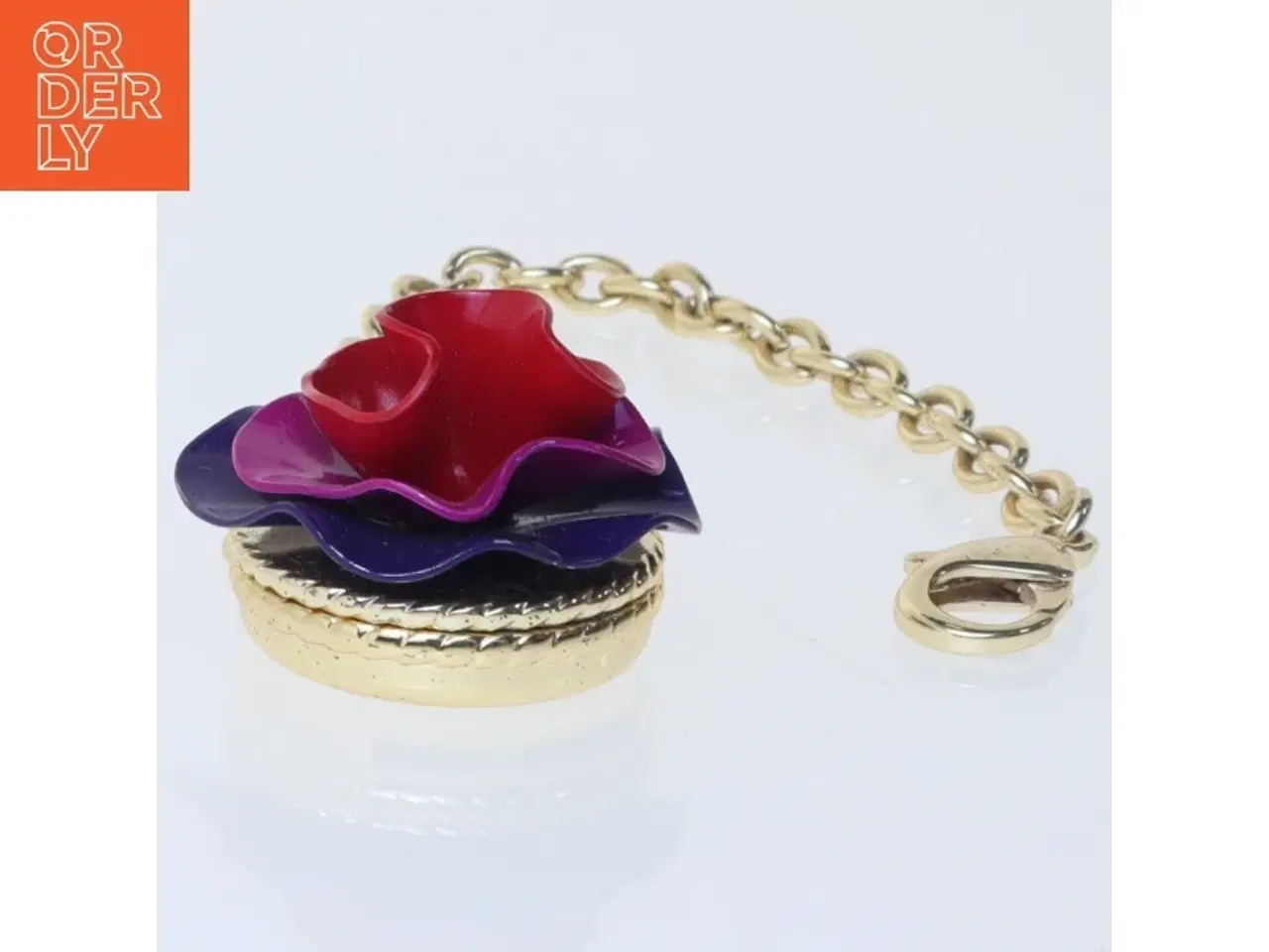 Billede 4 - "Lola" Marc Jacobs fast parfume Nøglering med blomst (str. 23,5 cm)