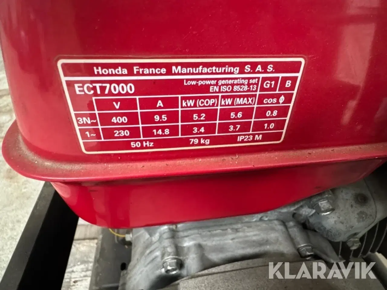 Billede 6 - Generator Honda