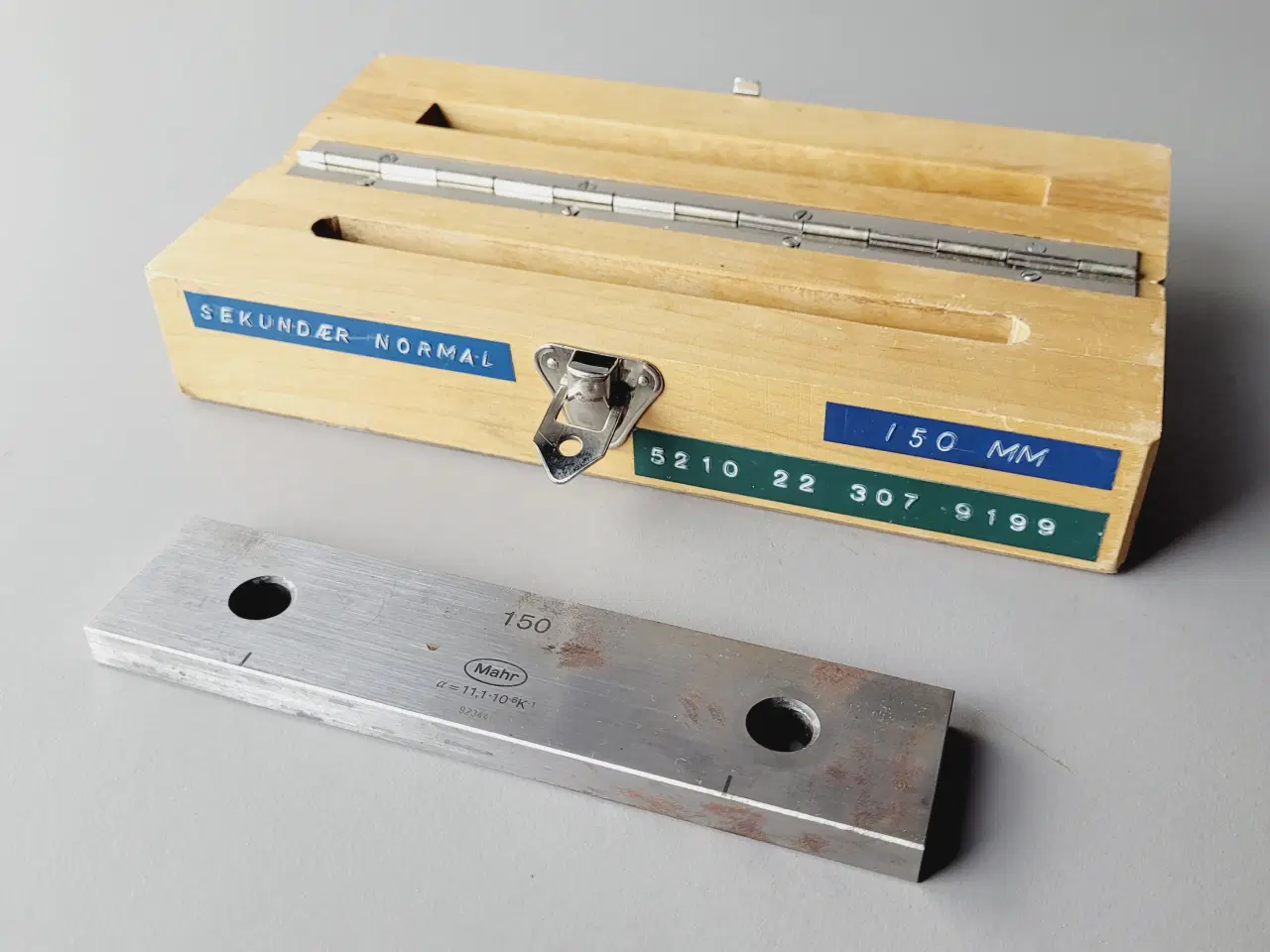 Billede 1 - ⭐️· Mahr Præcisionsmåleblok 150 mm – Sekundær Norm