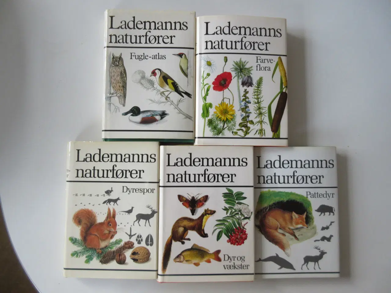Billede 1 - Lademanns Naturfører 5 bøger 
