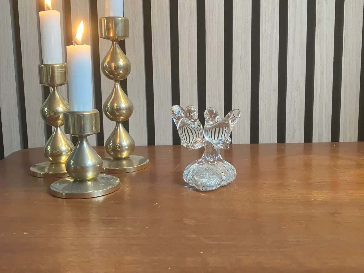 Billede 1 - Romantiske Glas fugle, sandsynligvis fra  Åseda Gl