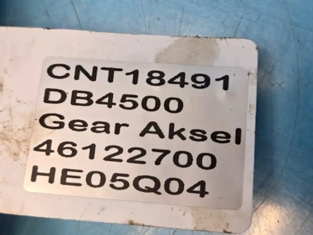 Billede 12 - Dronningborg D4500 Gear Aksel 46122700