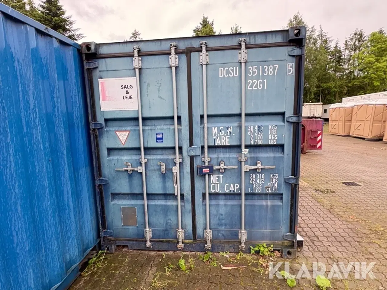 Billede 2 - Container 20 fods  1 styk