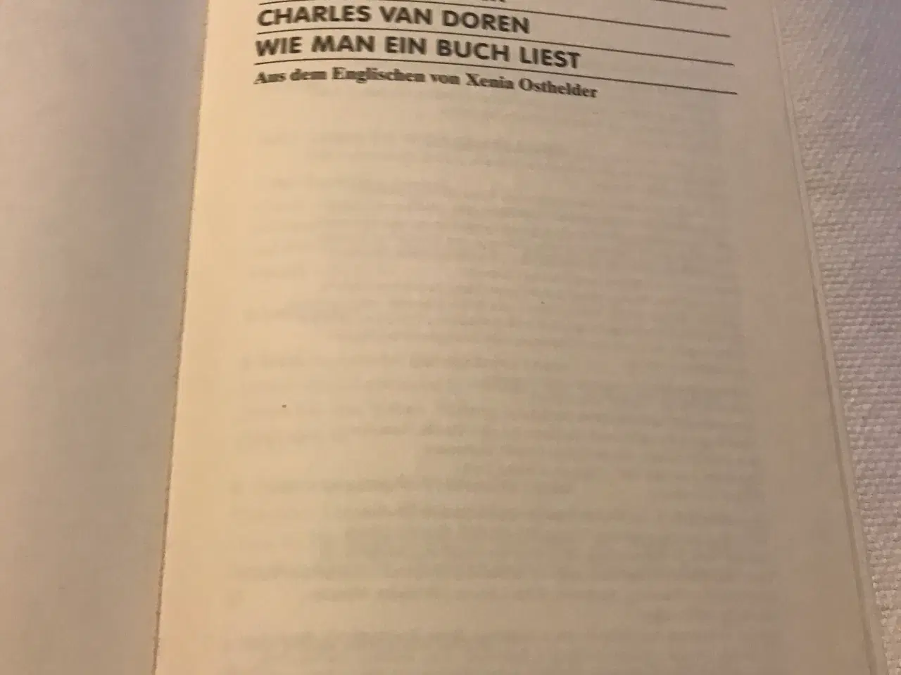 Billede 3 - Wie man ein Buch liest, Mortimer J Adler