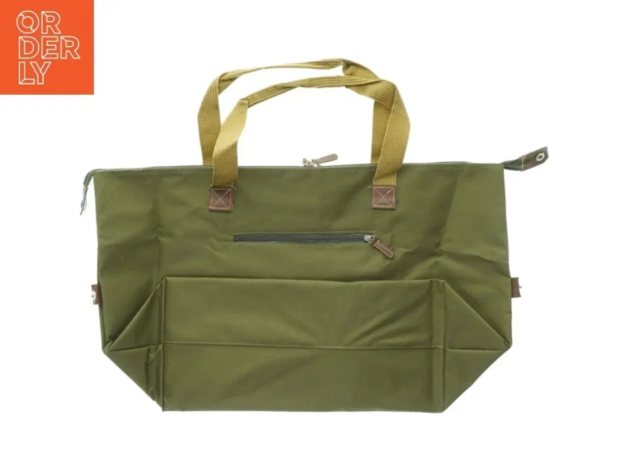 Billede 3 - Grøn rejse/skuldertaske fra Bozzini (str. 68 x. 41 cm)