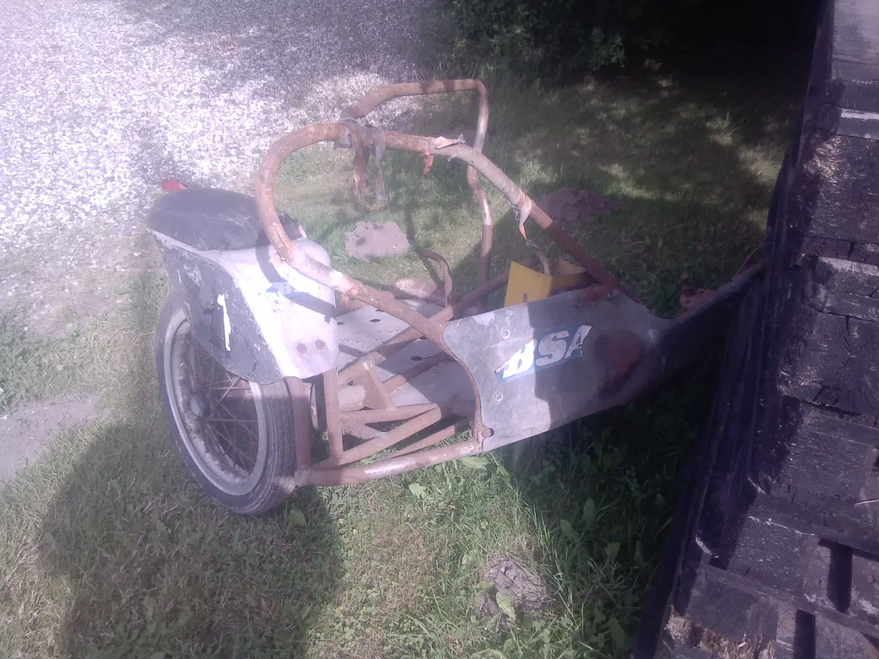 Billede 2 - bsa crosser med sidevogn 