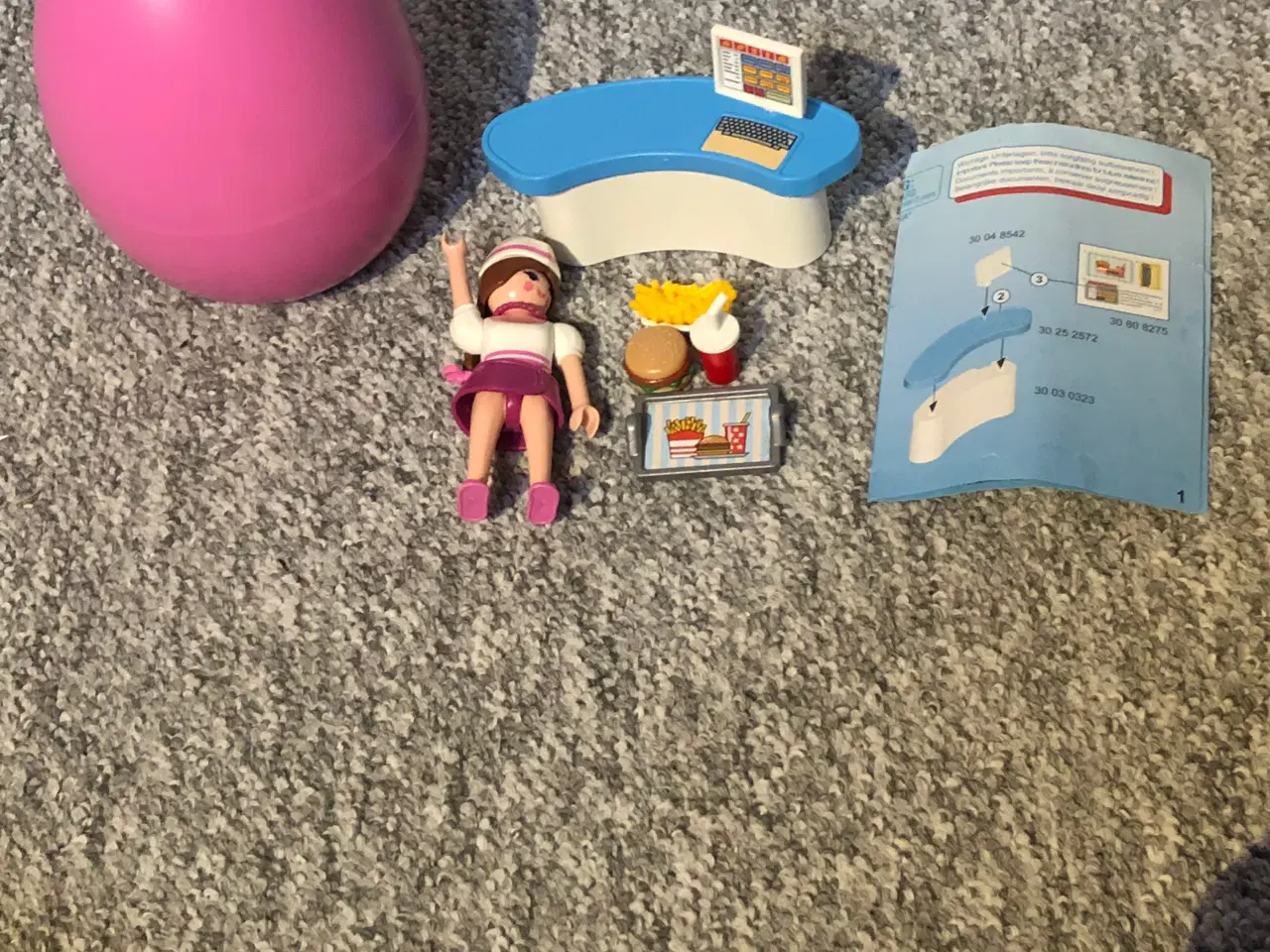 Billede 3 - Playmobil kasserer i lyserødt æg 