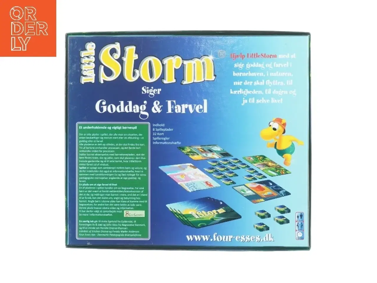 Billede 4 - Little Storm Goddag & Farvel Brætspil fra Lille Storm (str. 28 x 24,5 cm)