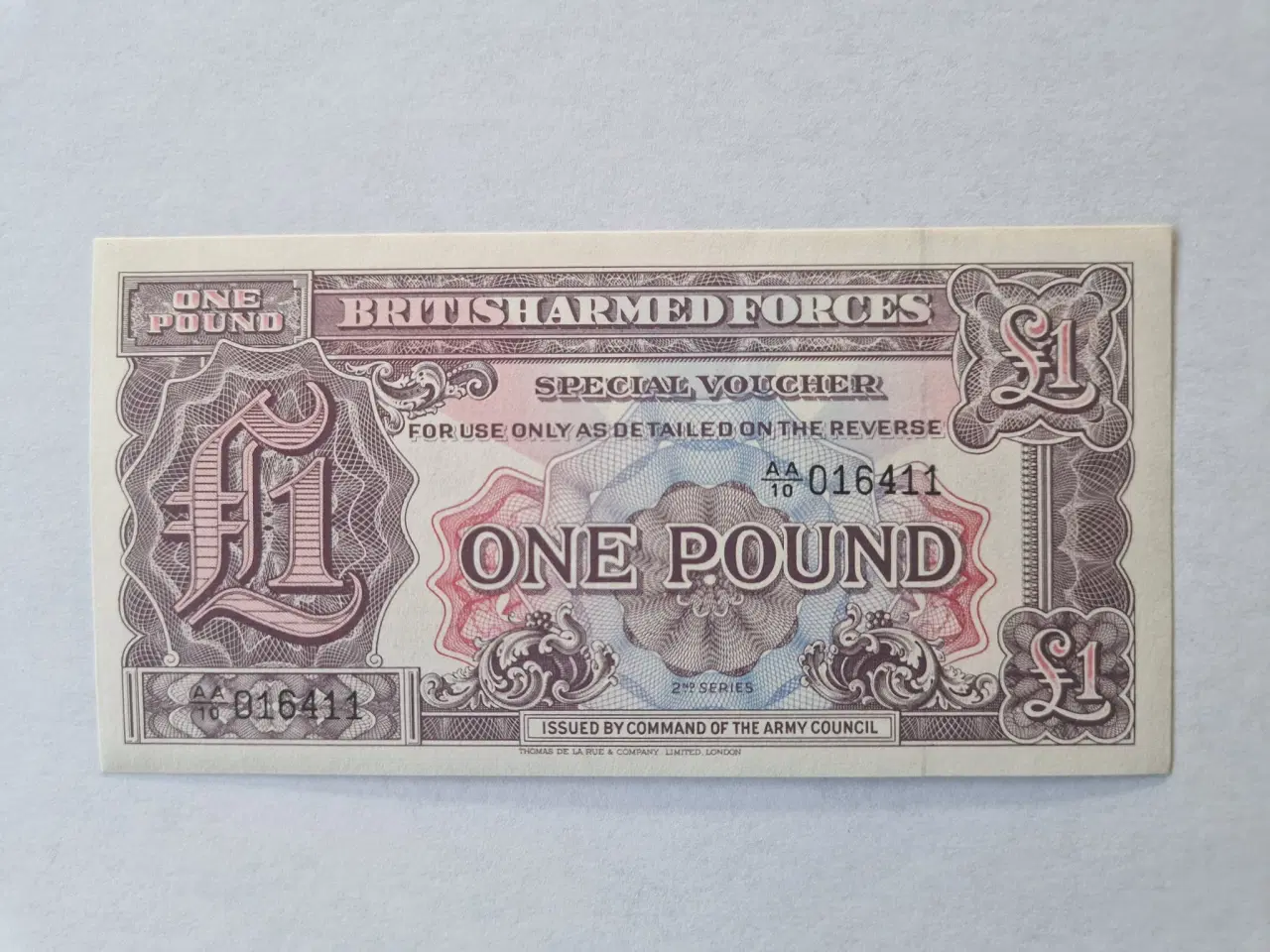 Billede 1 - 1 Pound - British Armed Forces