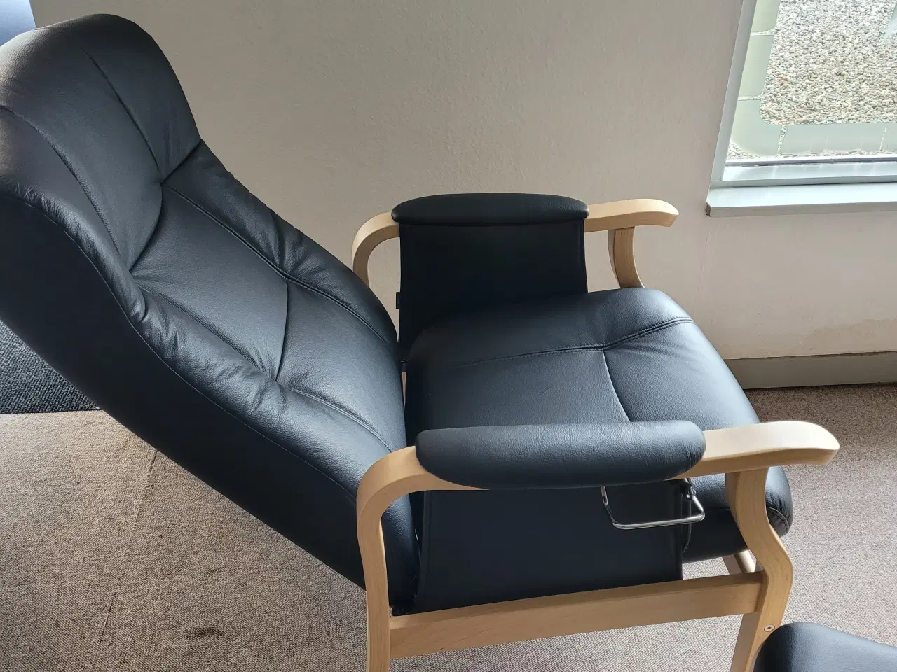Billede 3 - NY Sorø Plus Otiumstol med fodskammel