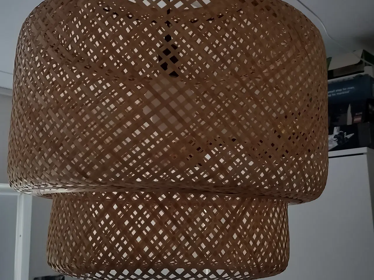 Billede 1 - IKEA bambus Lampe stor 50 cm.
