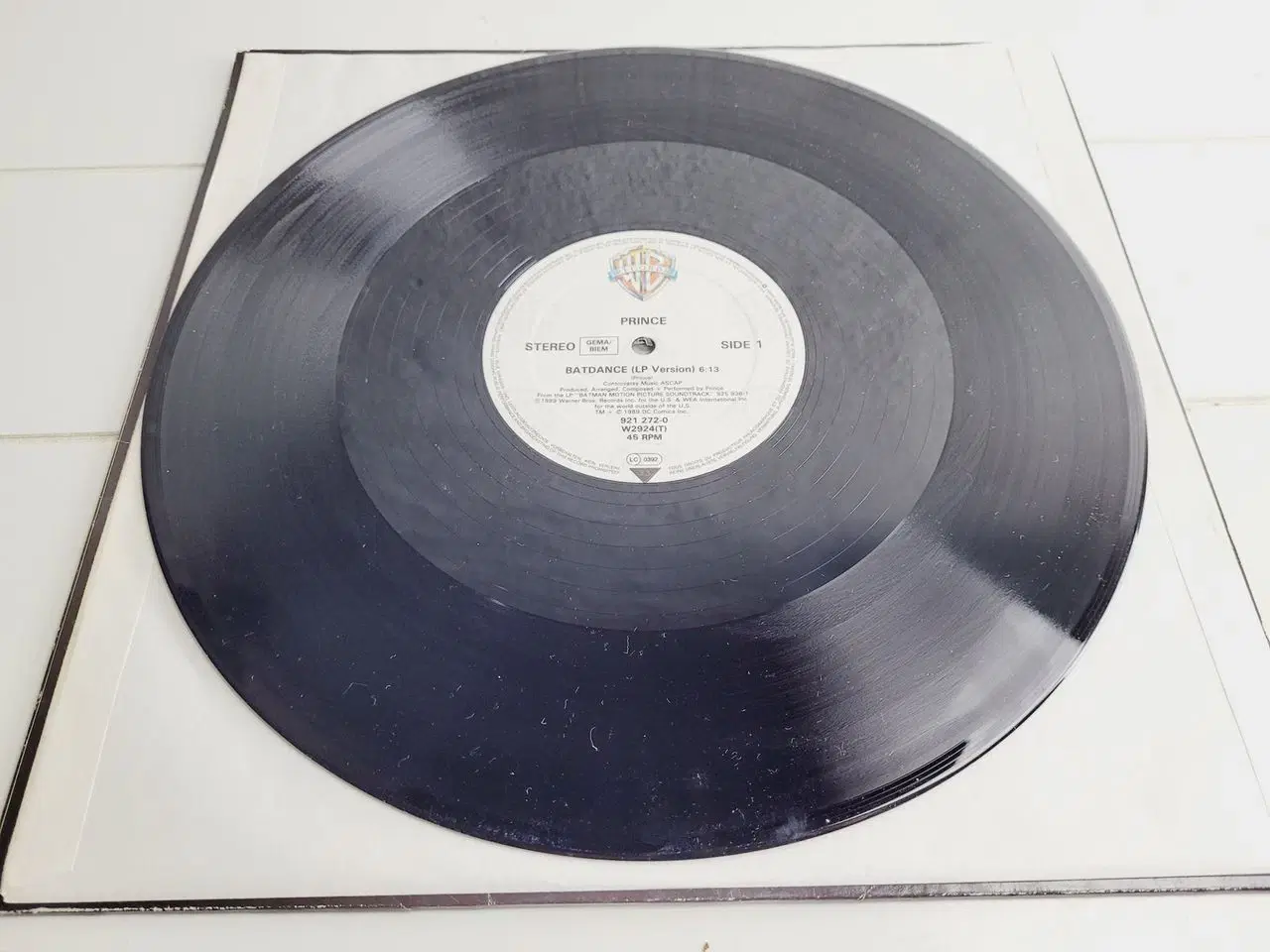 Billede 3 - 🦇 Vinyl / LP - Prince - "Batdance" Vinylsingle