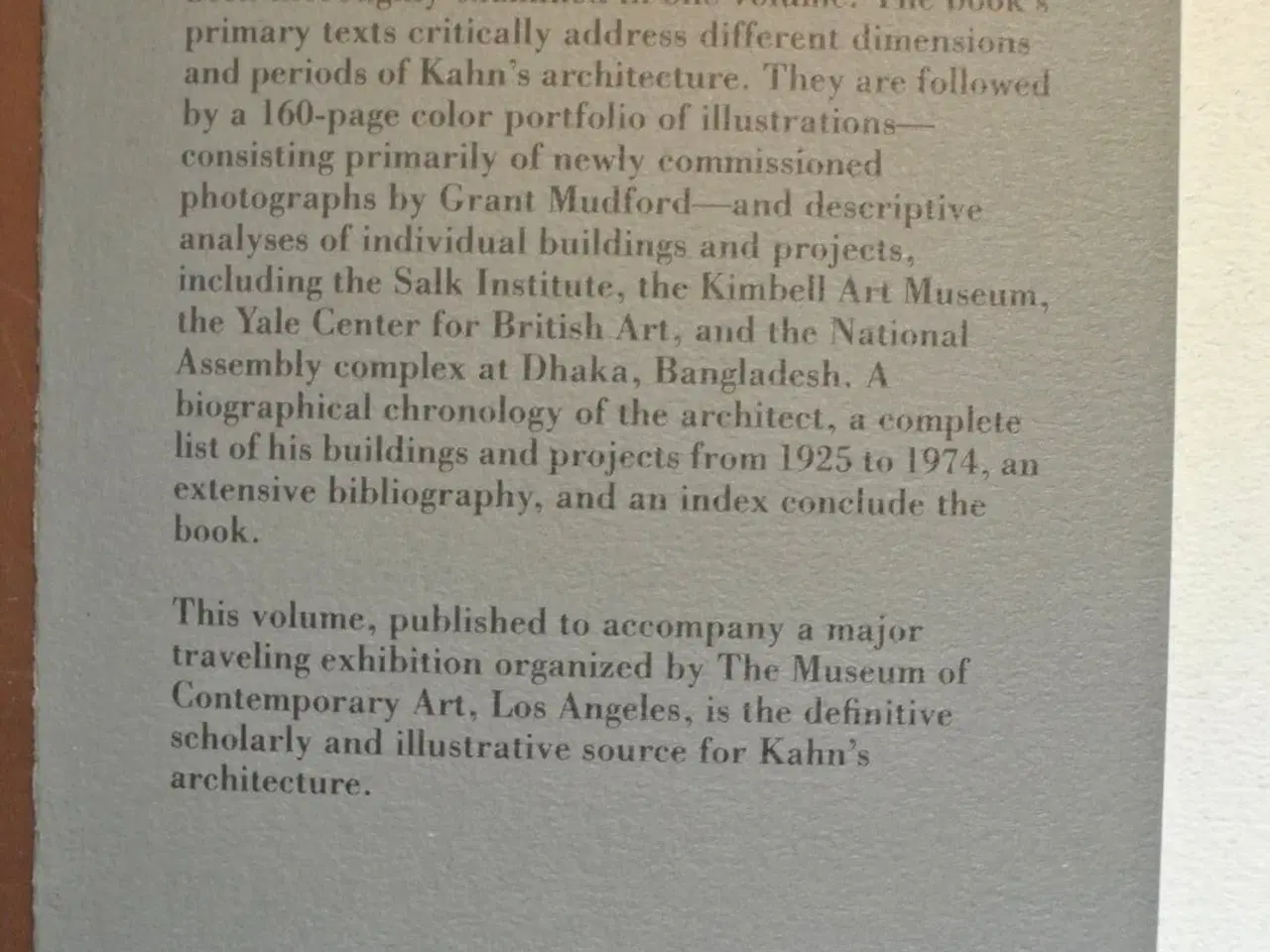 Billede 3 - louis i. kahn - in the realm of architecture, by d