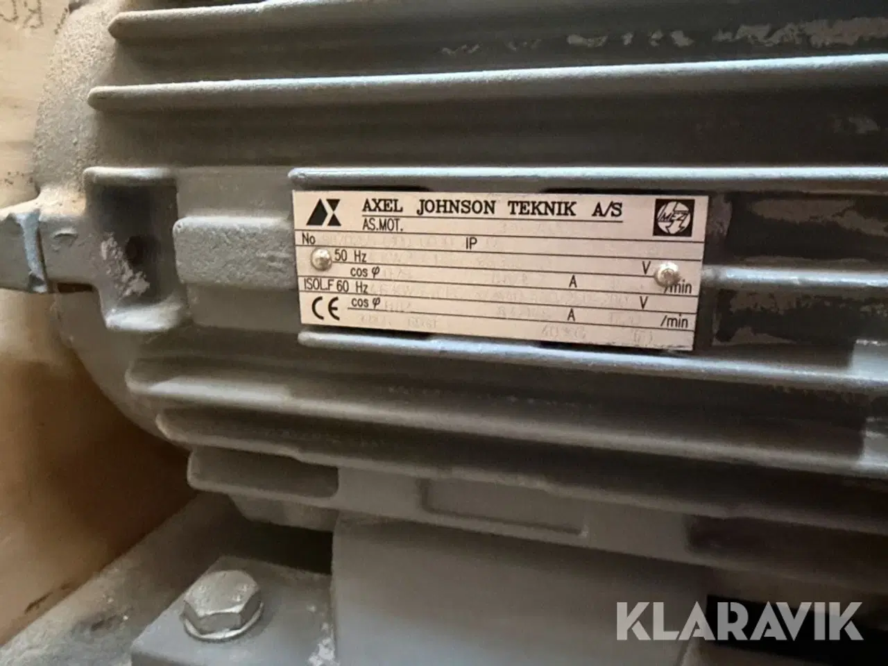 Billede 7 - Industriel ventilator med elmotor Axel Johnson Teknik A/S A.S MOT