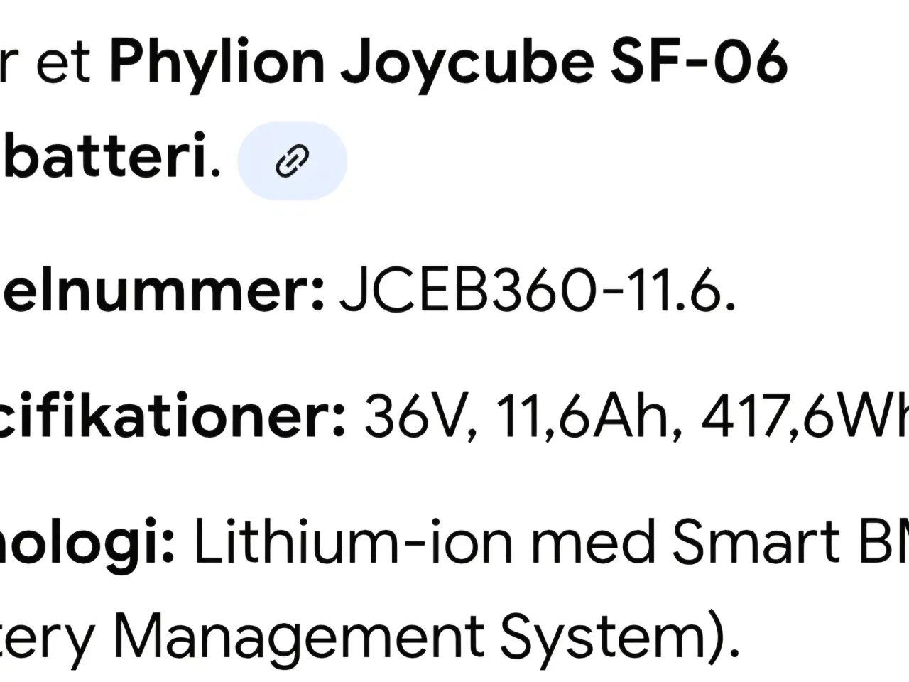 Billede 5 - Originalt batteri og lader