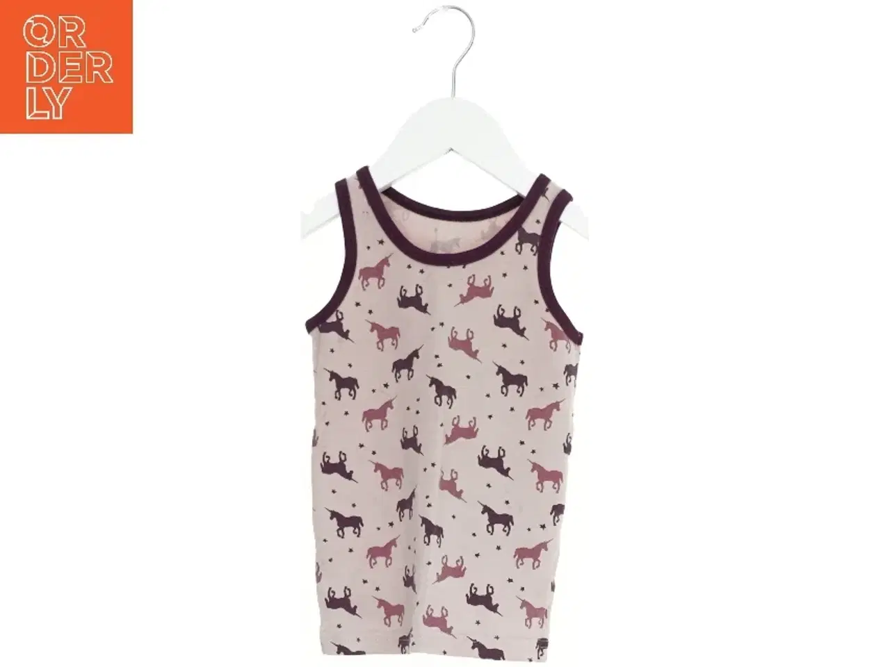 Billede 1 - Børne tanktop med hestemønster (str. 92)