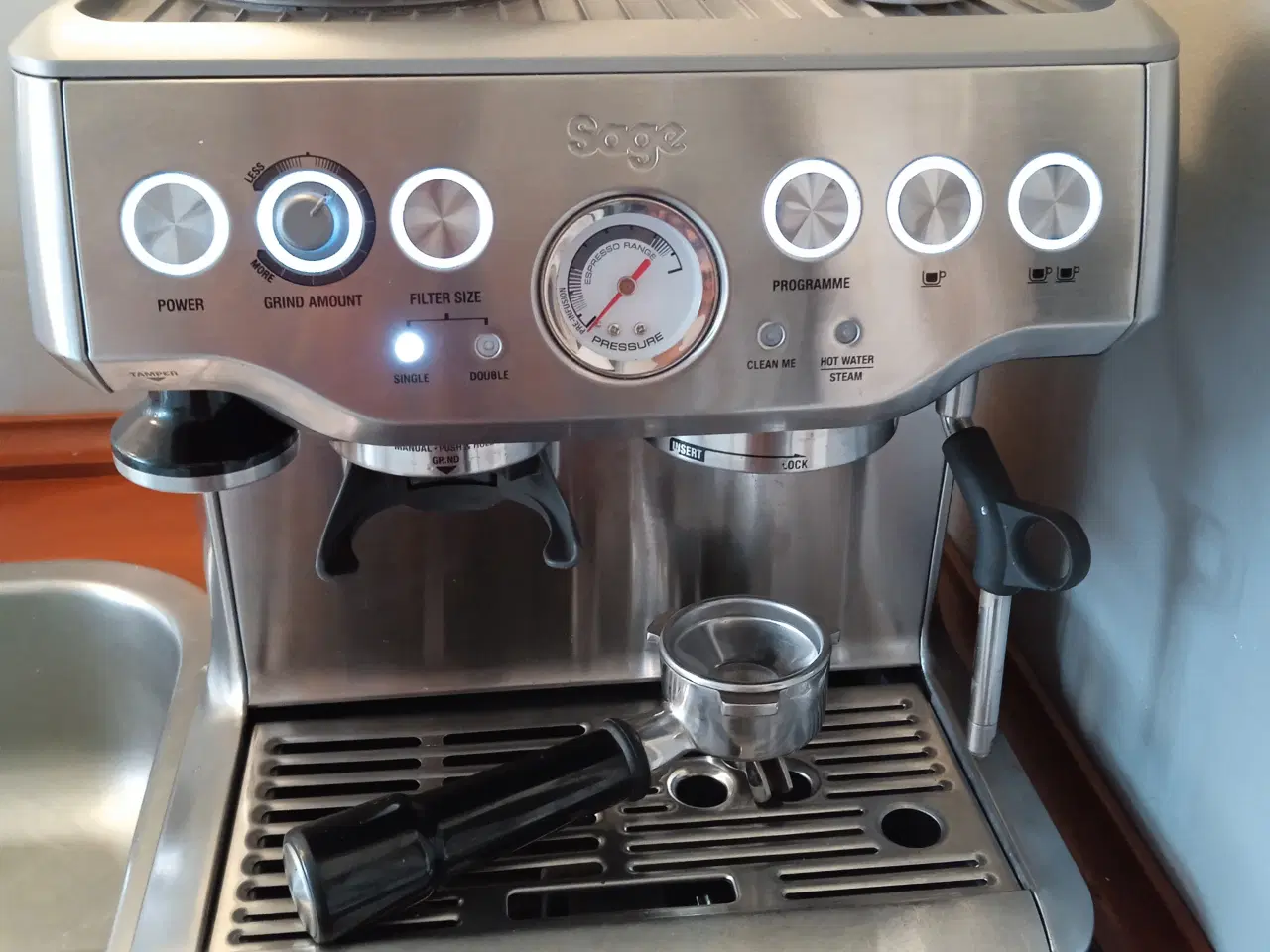 Billede 1 - Sage Barista Express espressomaskine kaffemaskine