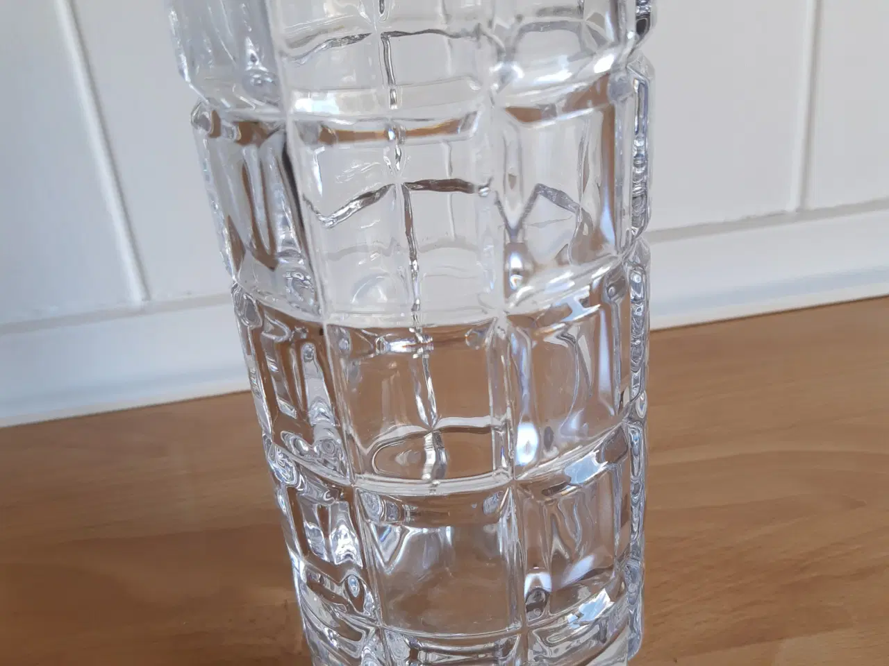 Billede 1 - Fransk krystal glas vase 