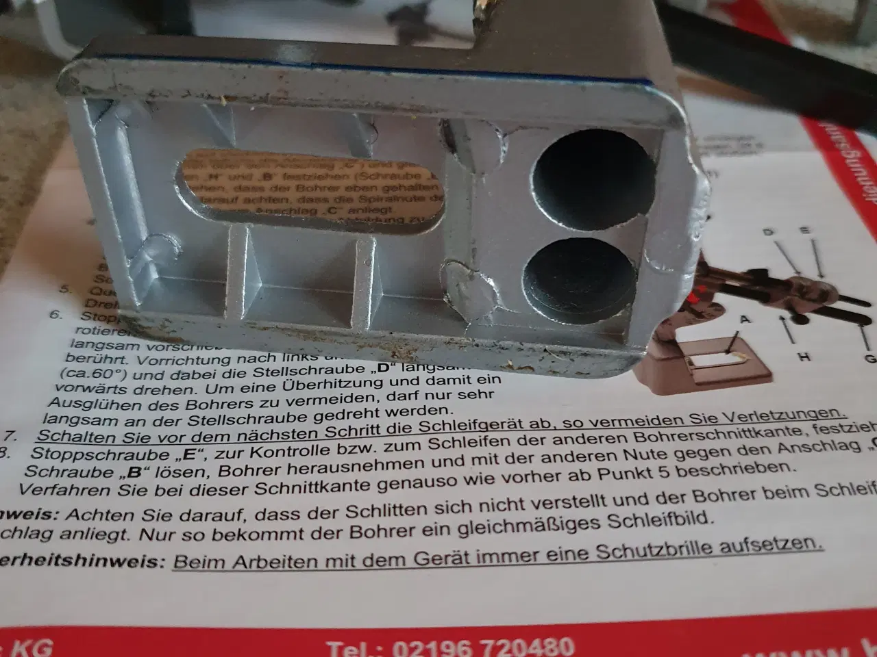 Billede 4 - Geometrisk tårn til slibning af bor