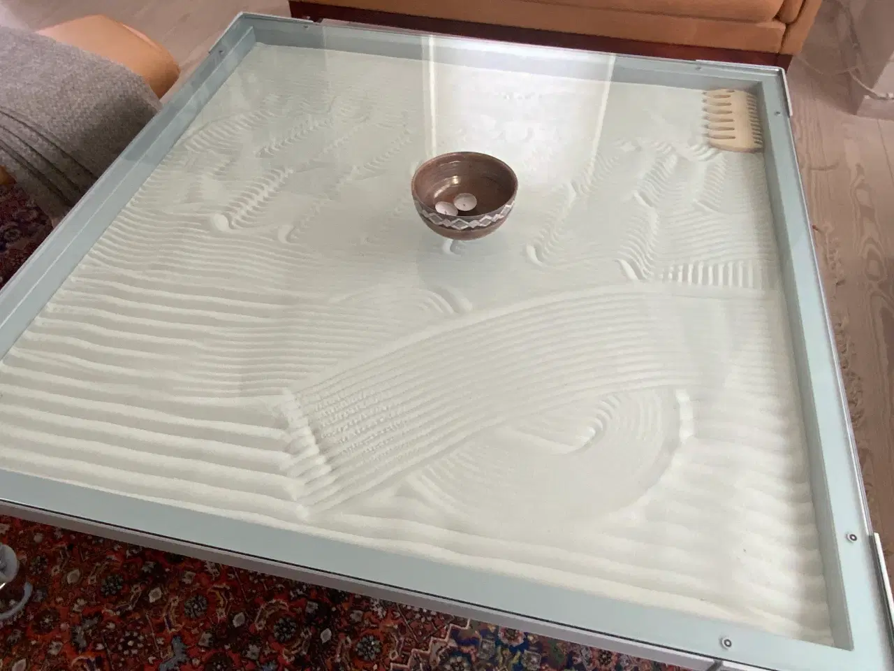 Billede 1 - Sofabord i metal og glas