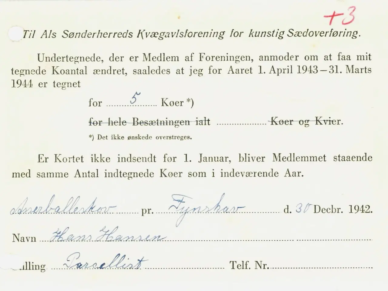 Billede 2 - Fynshav på Als. Tryksag, 1942