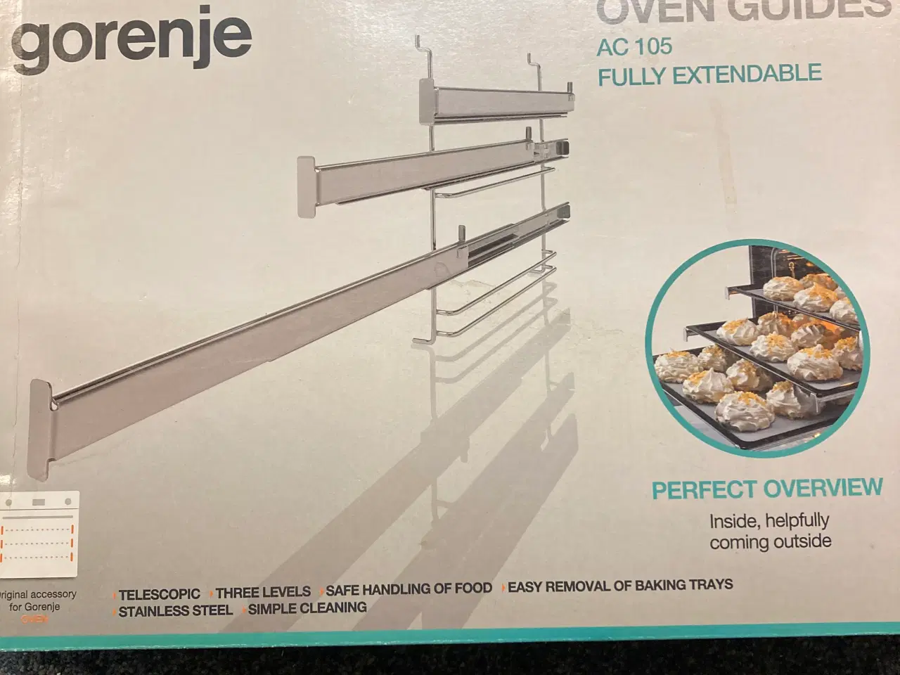 Billede 1 - Teleskopudtræk til Gorenje ovn