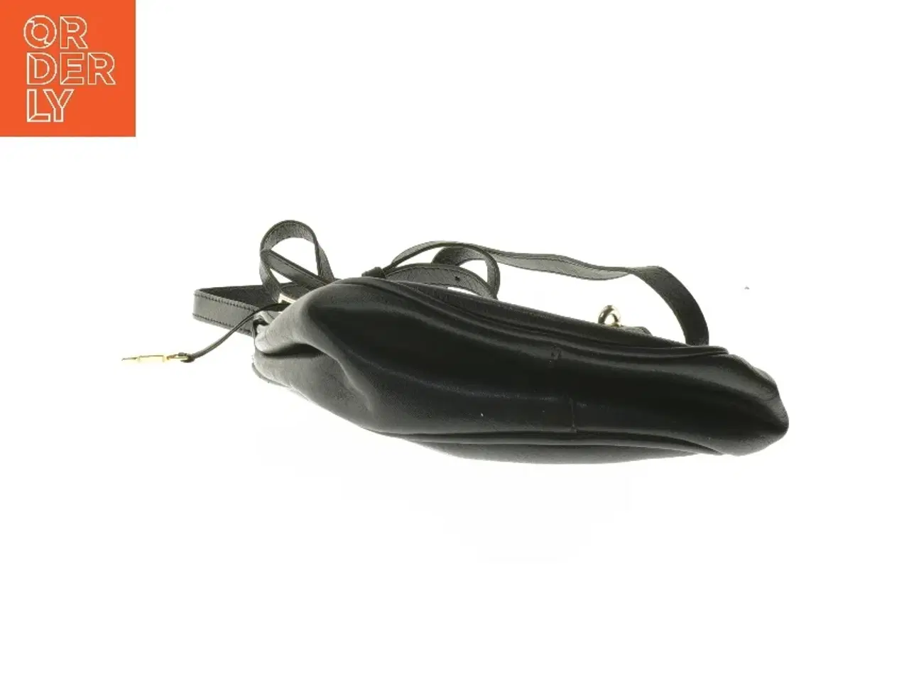 Billede 3 - Sort skuldertaske med rem fra Gold & Peel (str. 20x20x8 cm)