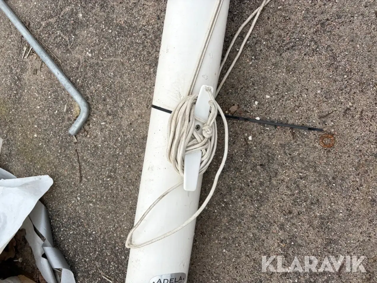 Billede 5 - Flagstænger med beton blok fod 2 styk