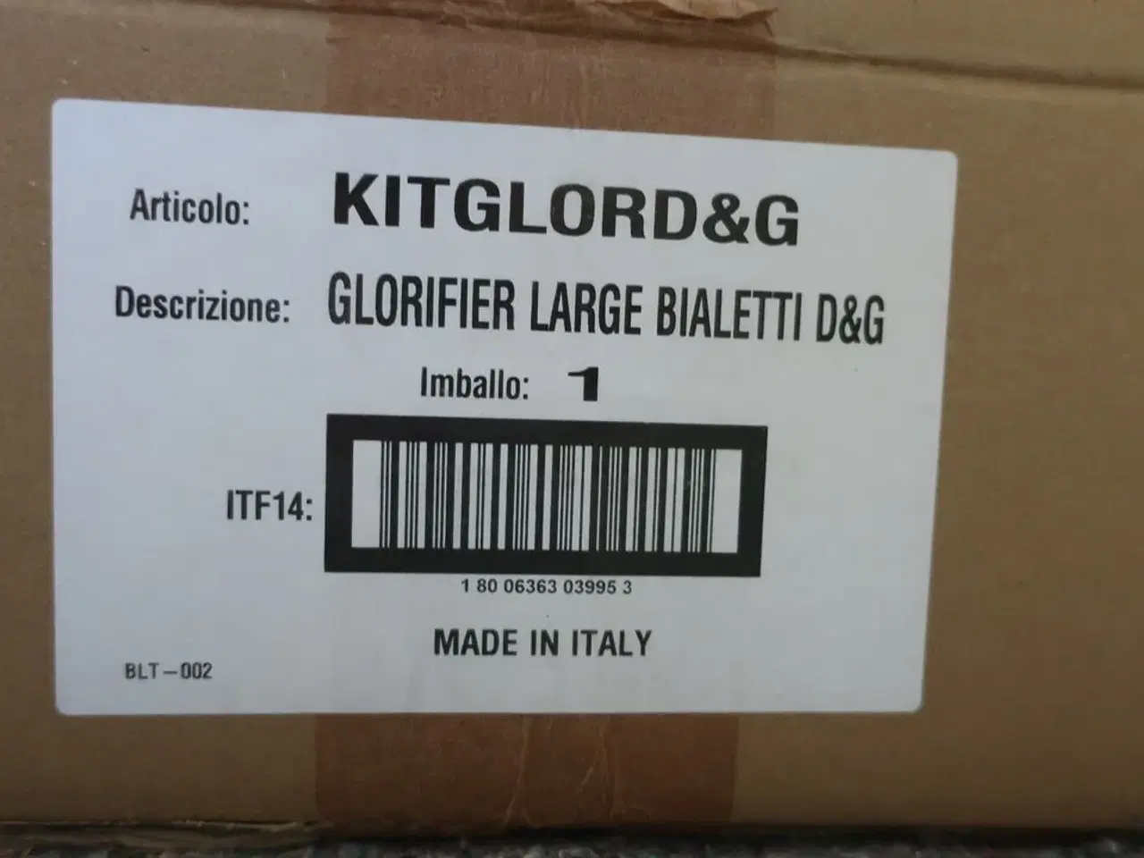 Billede 4 - Salgspodie Glofier Large BIALETTI DOLCE & GABBANA