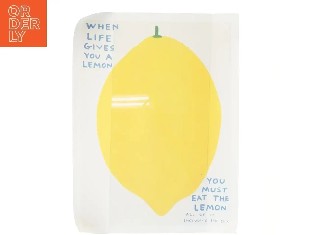 Billede 1 - Plakat med citronmotiv (str. 80x60 cm)