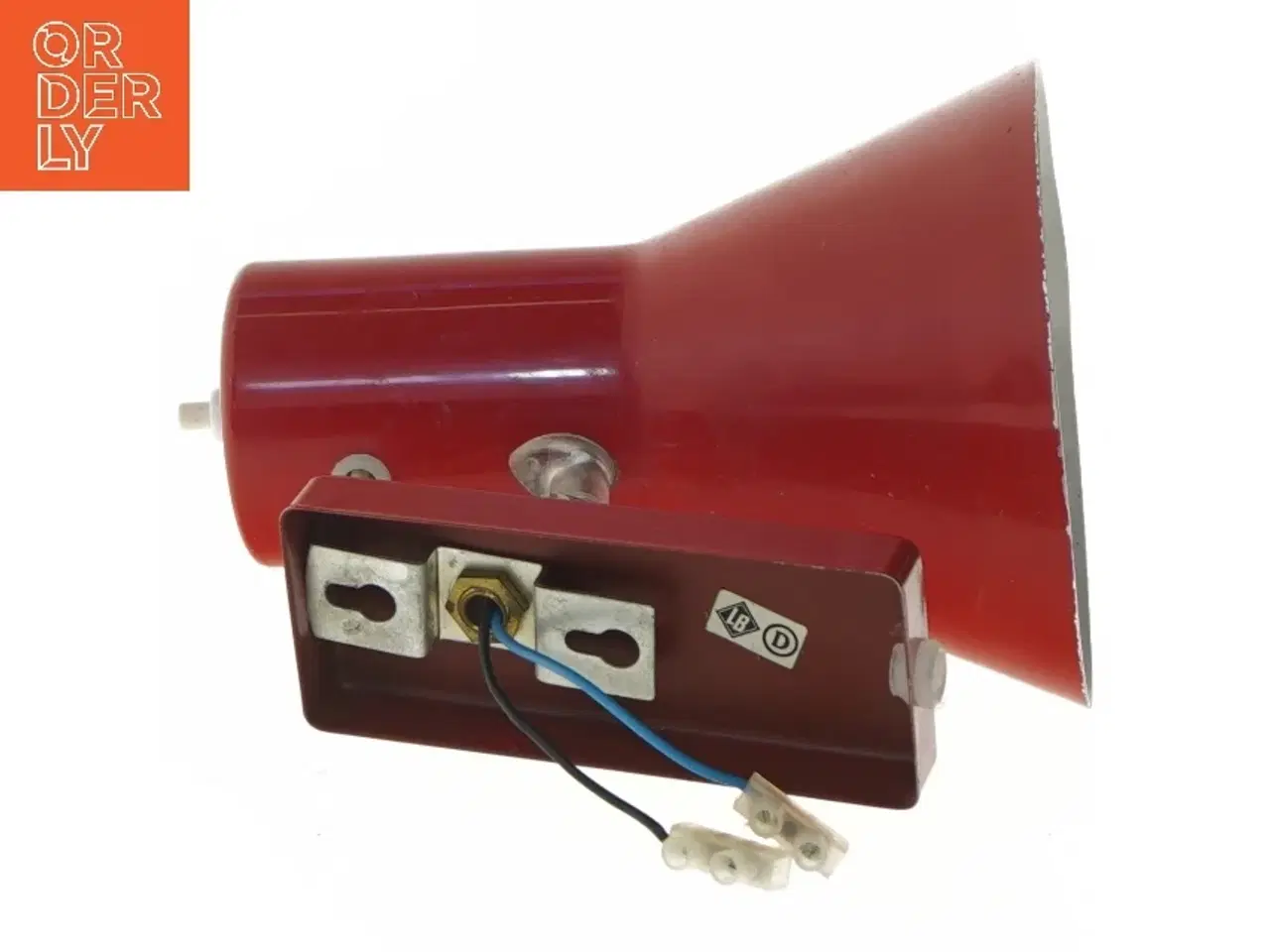 Billede 2 - Rød retro væglampe (str. 17 cm)