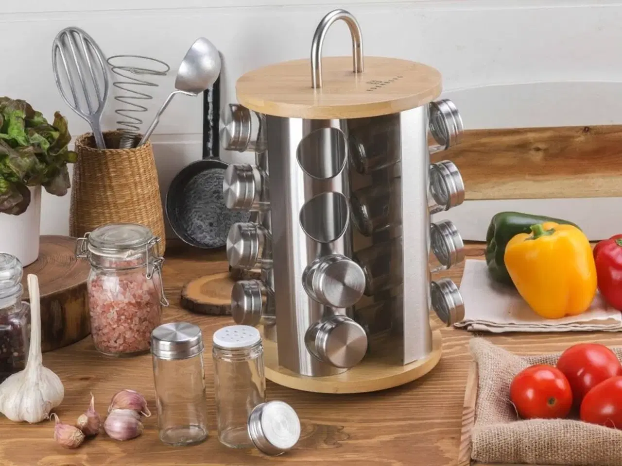 Billede 1 - Kryderisæt med 16 kryderiglas.