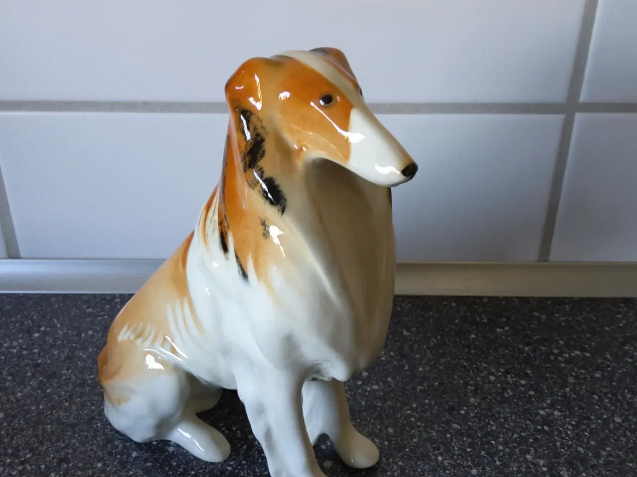 Billede 13 - Porcelæn Figur hund Collie 