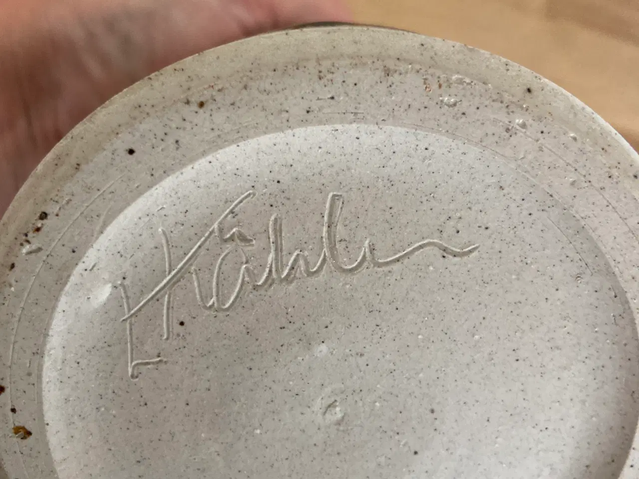 Billede 3 - Lars Kahler, keramikkrukke med låg 16cm