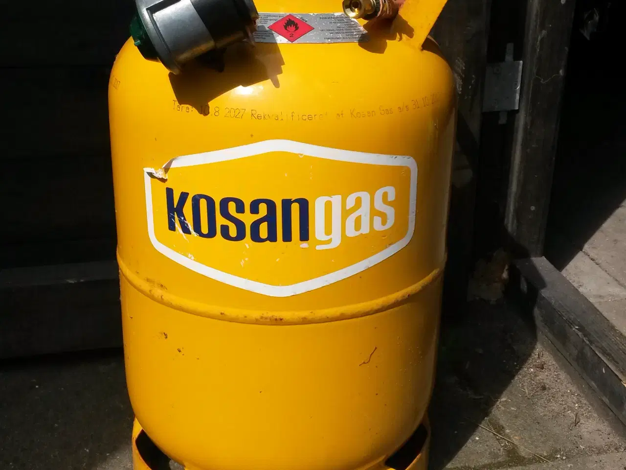 Billede 2 - Gasflaske 11kg inkl regulator