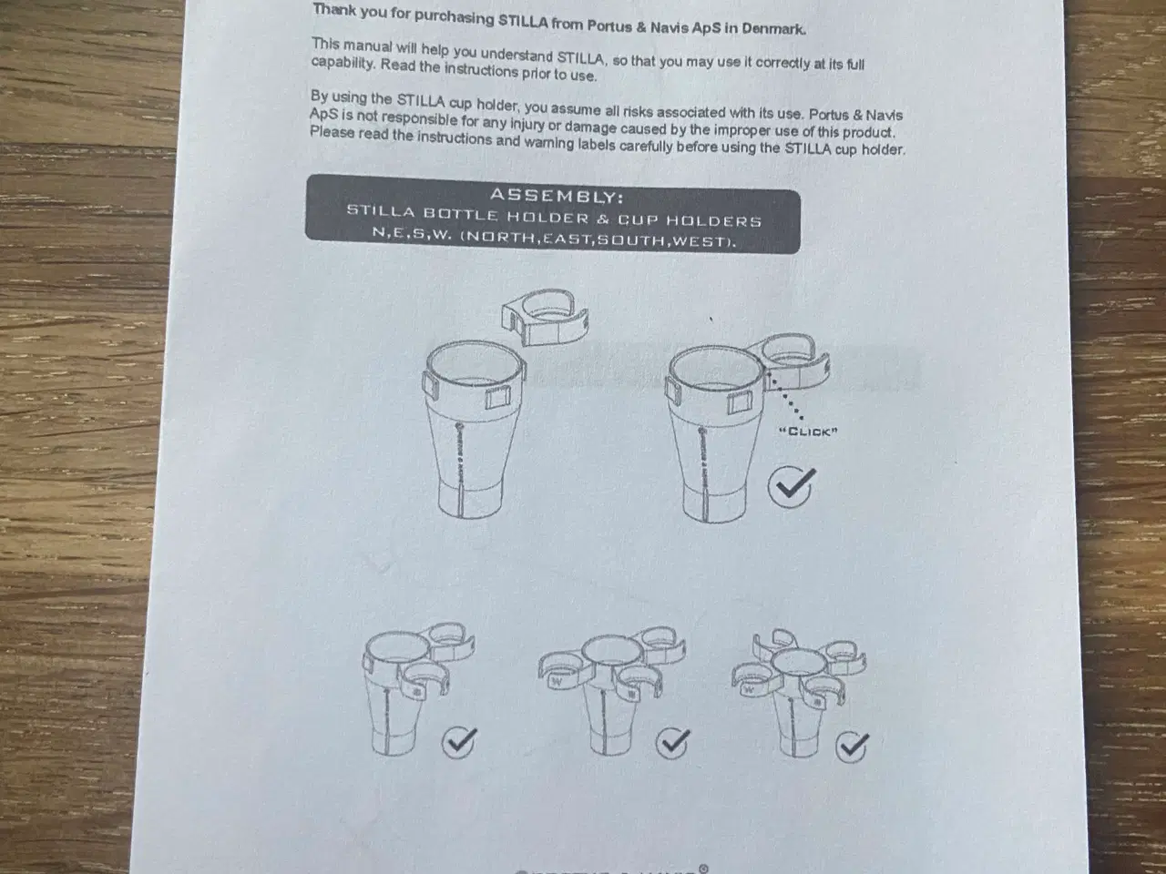 Billede 4 - Portus og navis. Flaske og kopholder