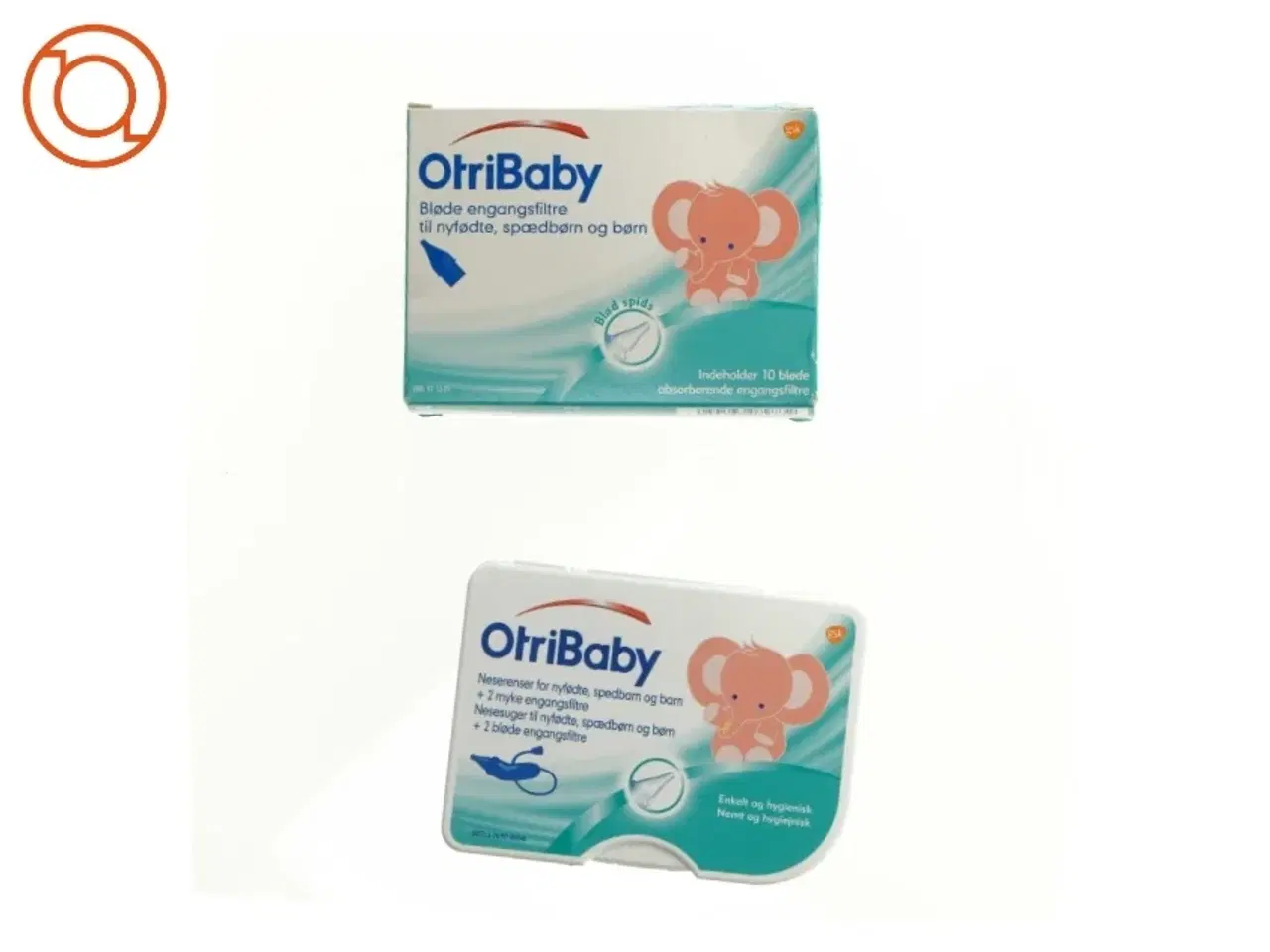Billede 2 - Næse renser til baby fra Otribaby (str. 12 x 9 x 8 cm) samt engangsfiltre
