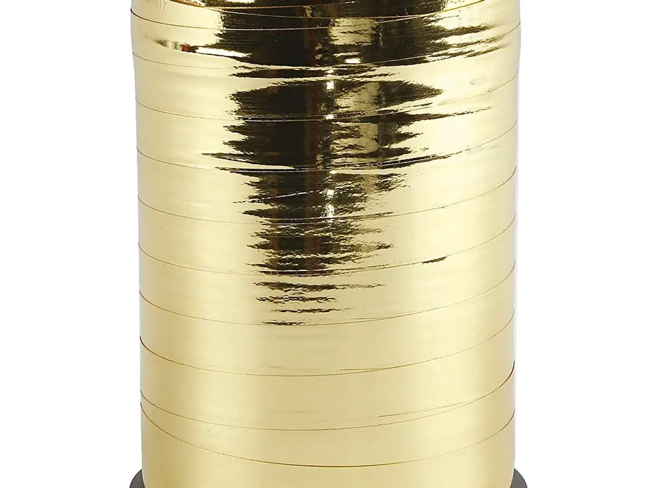 Billede 1 - Gavebånd, B: 10 mm, blank, metal guld, 250m/ 1 rl.