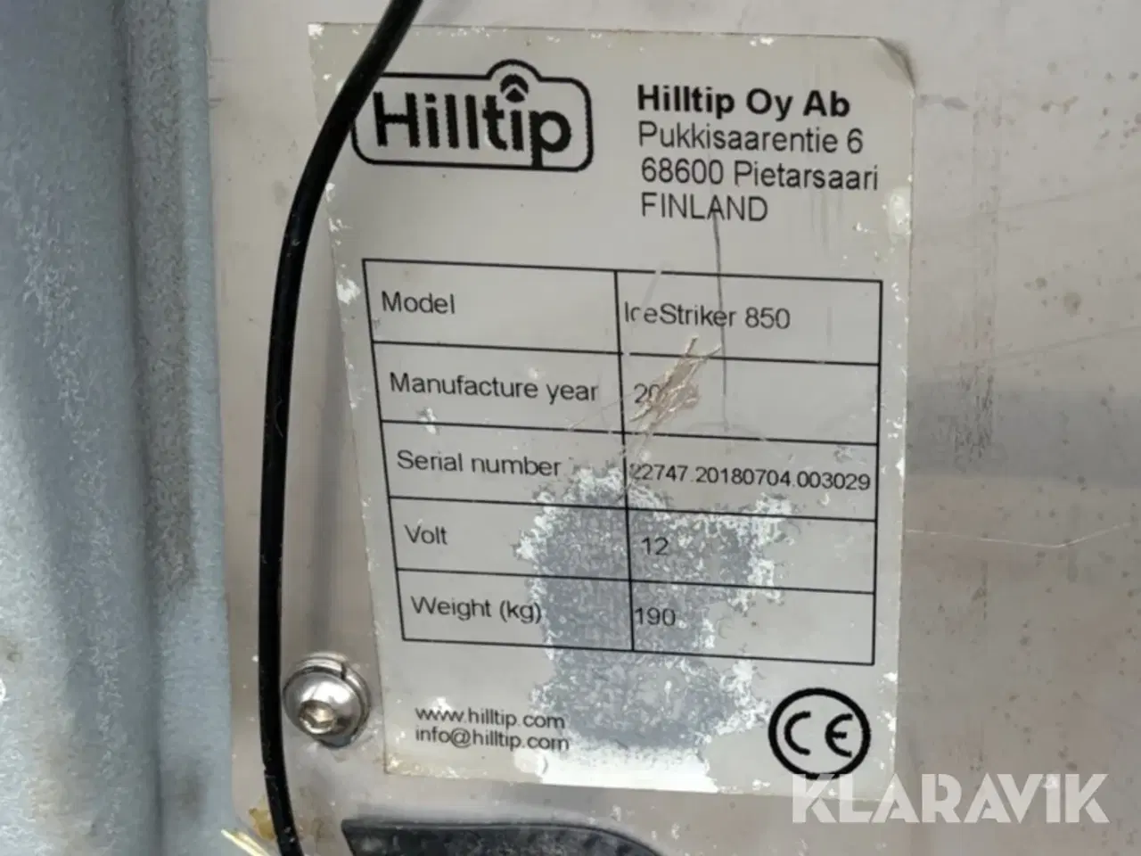 Billede 5 - Saltudlægger Hilltip Icestriker 850