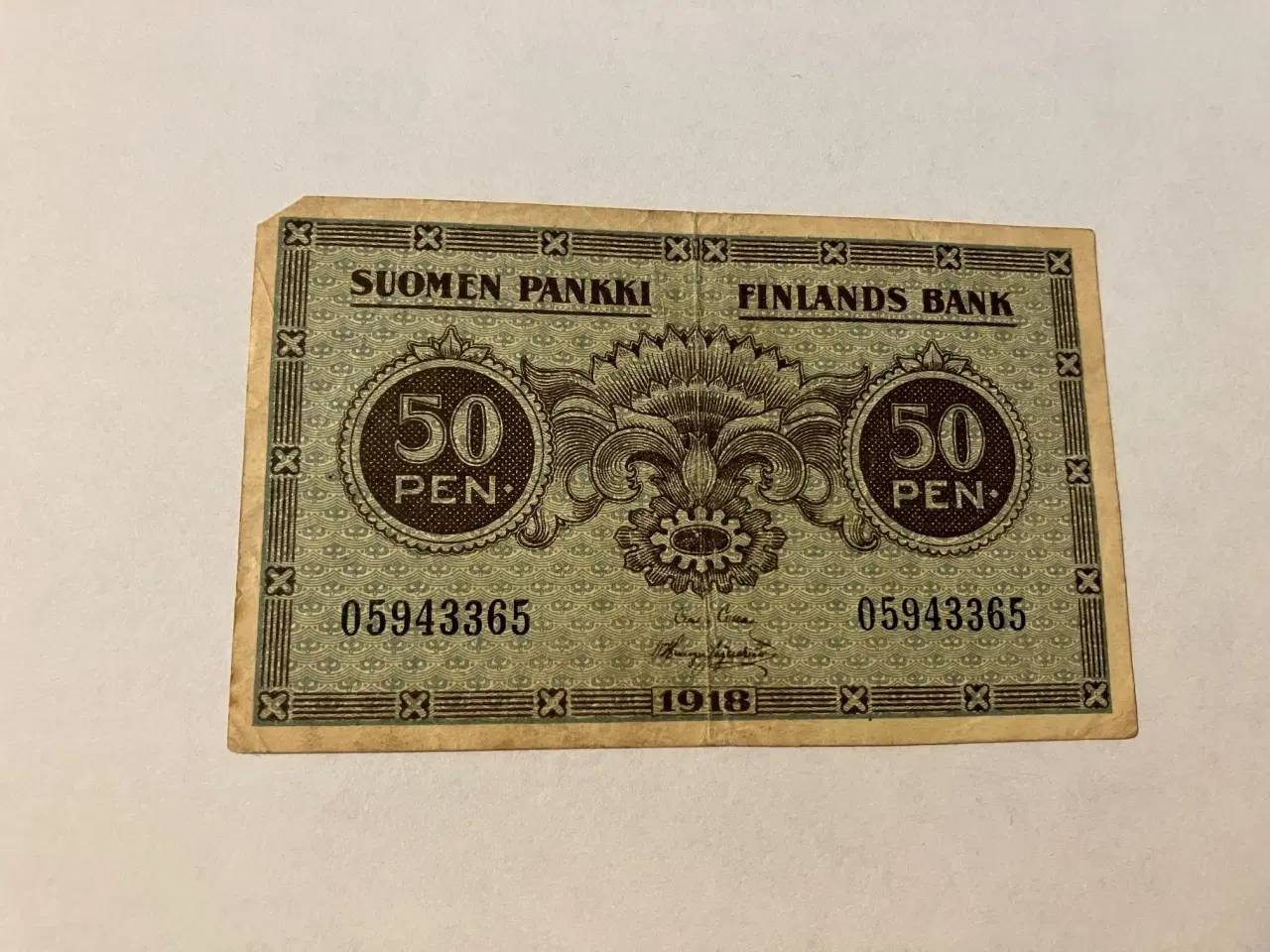 Billede 1 - 50 Pennia 1918 Finland